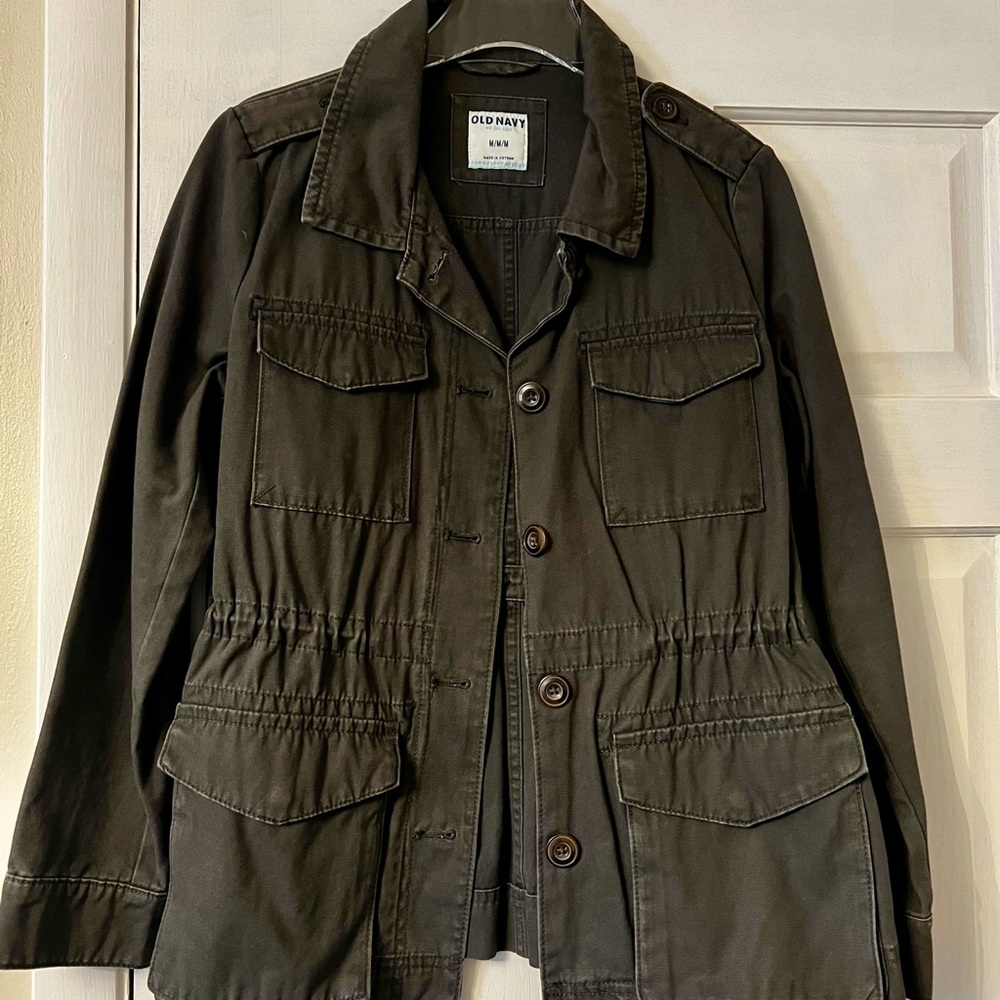 Old Navy Dark Grey Utility Jacket